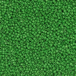 Seed beads, ca 2mm, gröna, 20g grön