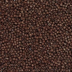 Seed beads, ca 2mm, chokladbruna, 20g brun