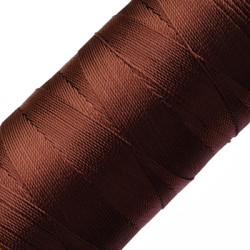 Knyt- och sytråd av nylon, 0.5mm, rödbrun (10 meter) brun
