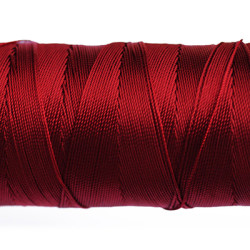 Knyt- och sytråd av nylon, 0.8mm, vinröd, 10m röd