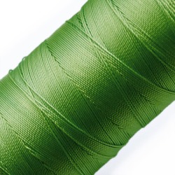 Knyt- och sytråd av nylon, 0.5mm, limegrön (10 meter) grön