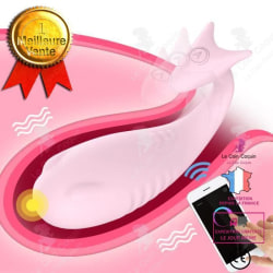 LCC® Vibrations Sexleksak Bluetooth Trådlös Vibrator Fjärrkontroll 8 Frekvens Vibrerande G Spot Massager Vuxenspel SexToy APP