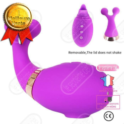 LSC® Oralsex Slickande tunga Vibrator Sexleksaker för kvinnor Kvinnliga bröstvårtor sugande Klitoris Stimulator - Lila typ