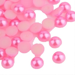 300 halvpärlor rosa nageldekorationer 1,5 mm