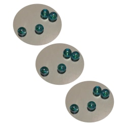 8 mm pärlor glansig bubblor blå akryl 80 st