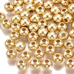 75 guld i CCB rund 8 mm pärlor