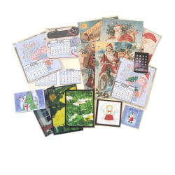Miniatyrer till dockskåp julkalender kalender bildmix