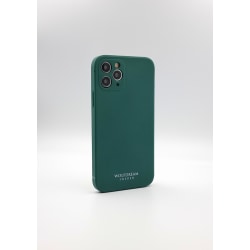 Grön TPU silikon skal med kamera skydd till Iphone 12PRO grön