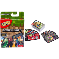 UNO kortspel med Minecraft motiv minecraft