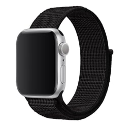 Apple Watch 42mm / 44mm / 45mm Armband Svart Nylon Svart one size