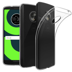 Motorola Moto G6 Plus Genomskinligt Mjukt TPU Skal Transparent
