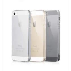 iPhone 5 SE läpinäkyvä pehmeä TPU-suojus Transparent