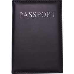 Passhållare (svart), reseplånbok, små organizer,