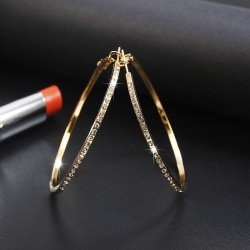 2021 Ny stil koreanskt mode örhängen S925 Silver Enkel personlighet Ihåliga örhängen Kvinnliga Ring Hoop Örhängen Örhängen Smycken gold