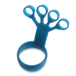 Handgreppsförstärkare 3 typer av styrka Silikon Finger Träning Handled Stretcher Trainer Rehabilitering Träning Smärtlindring blue1