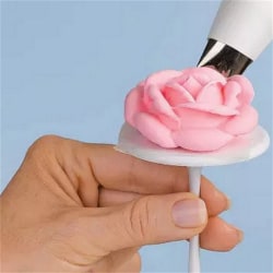 4st Tårta Muffinsbricka Stativ Flower Nails Set Glasyr Socker