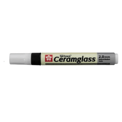 Porslinsmålningspenna Sakura Pen-Touch Ceramglass M 2,0 Svart Svart