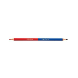 Rättningspenna Stabilo Color 979/815 Blå/Röd, 12 pennor/fp multifärg