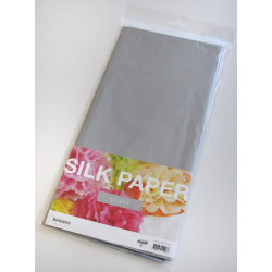 Silkespapper 50x70cm, Silver, 5 ark/fp Silver
