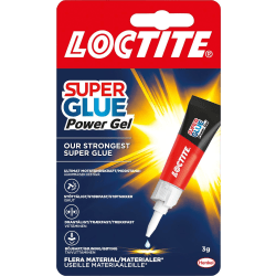 Superlim, universallim, Loctite Super Glue Power Gel, 3 gram Transparent