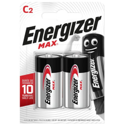 Batterier Energizer Max Alkaliska C LR14/E93 2/fp multifärg