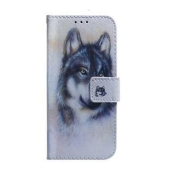 Plånboksfodral, Samsung S20 4G/5G, Varg grå
