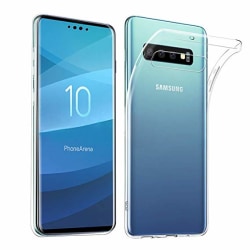 Samsung S10 Plus Skal i genomskinligt gummi, Transparent