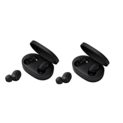 2-Pack A6s TWS - Trådlösa hörlurar med senaste Bluetooth 5.1 Svart