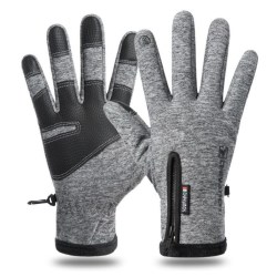 Warm Telefinger Glove - Grey Grey M