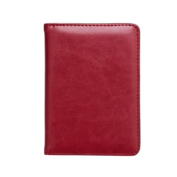 RFID Passport Wallet Röd