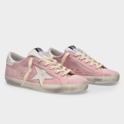 GOLDEN GOOSE GGDB Old Star Dirty Shoes Dam Rosa Flat 1 36