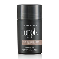 Toppik Hair Building Fibers Ljus brun 12g Transparent