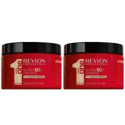2-Pack Revlon Uniq One Superior Hair Mask 300ML Transparent