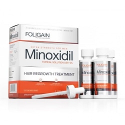 3 st. Foligain Minoxidil 5% Hair Regrowth Treatment Extra Streng