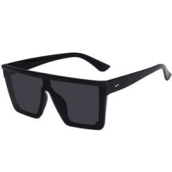 Ny stil solglasögon fyrkantiga överdimensionerade lyx Black
