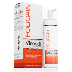 FOLIGAIN Advanced Hair Regrowth Treatment Foam For Men with Mino