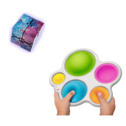 PRO set - 2 pack Fidget Toys Set för barn och vuxna multifärg one size