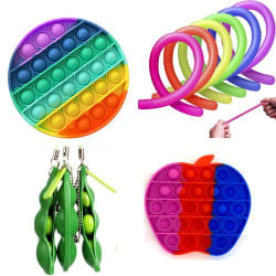 11 st. Fidget Toys Set för barn och vuxna multifärg one size