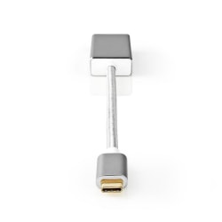Nedis USB-C 3.2 till Mini DisplayPort Adapter, 0,2m - Silver Silver