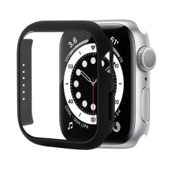 Shockproof Skal + Skärmskydd för Apple Watch 8 & 7 45mm - Svart Svart