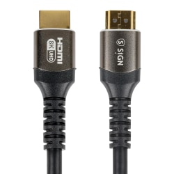 SiGN Premium HDMI 2.1 Kabel 8K, 2m - Svart Svart
