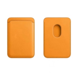Magsafe smart wallet korthållare i läder Orange