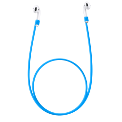 Hörlursband i silikon till Apple Airpods Blå