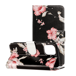 Plånboksfodral Blommor till iPhone 12 mini