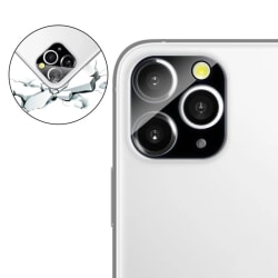 Skyddsglas med ram till bakre kameran - iPhone 11 (Silver)
