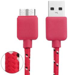 Micro-USB 3.0 Nylonkabel i flera färger