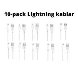 10-pack usb till lightning 1m