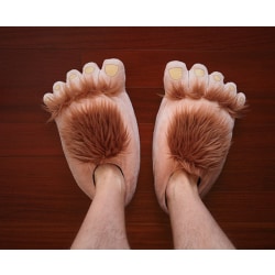 Adult Hobbit Feet Tofflor Halfing Plysch Tofflor Kvinnor Män