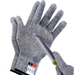 1 Par L skärtåliga handskar Arbetshandskar Nivå 5 Arbetssäkerhet