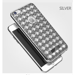 Iphone 6 och 6s mjukt skyddande skal diamant silver